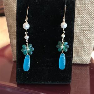 Gorgeous handcrafted fresh water pearls with French lever wires 14kt gold filled